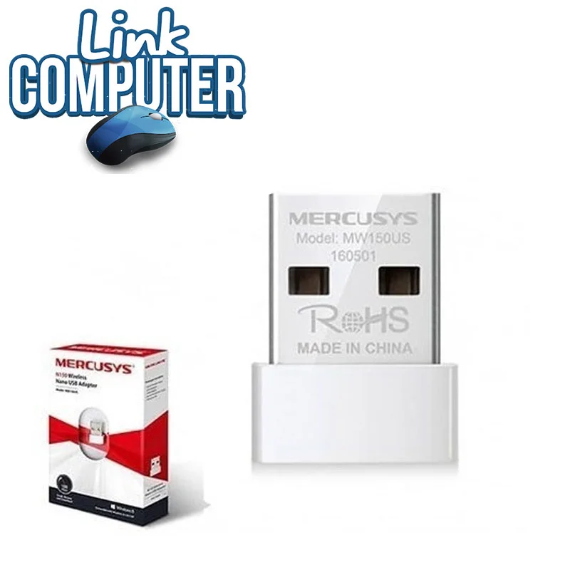 Adaptador Usb Nano Inalámbrico Mercusys N150 Wifi 150 Mbps R