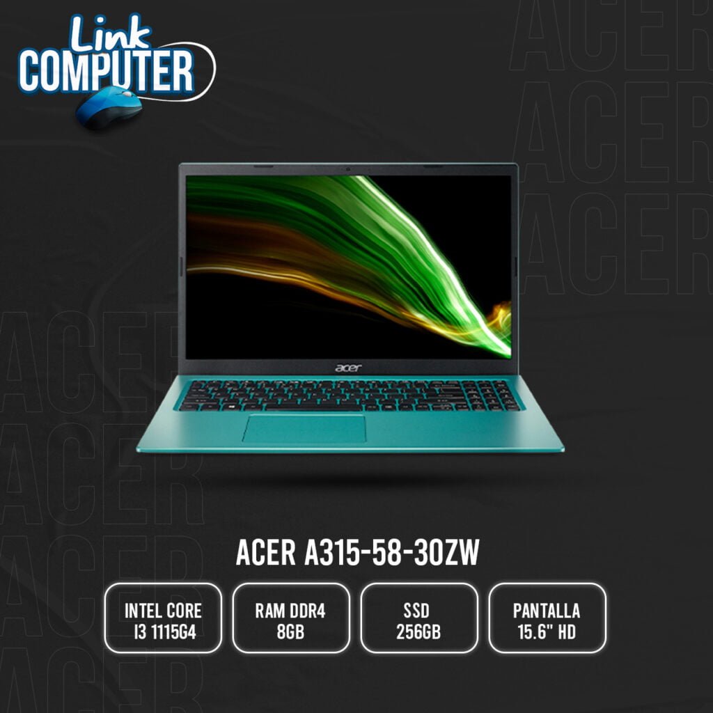 ACER A315-58-30ZW, INTEL CORE I3 1115G4 link computer pereira