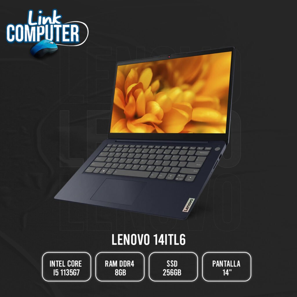 Portátil Lenovo 14ITL6 - Procesador Intel Core i5 1135G7 link computer pereira