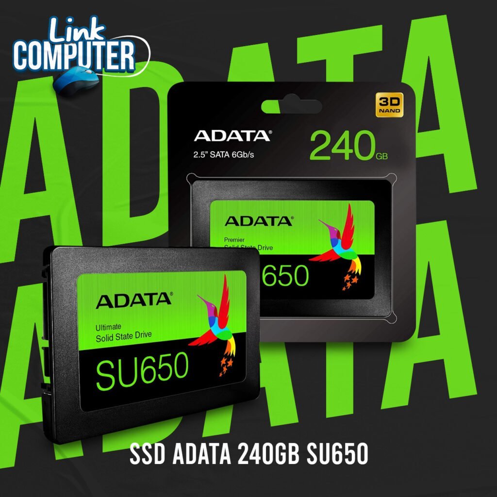 Disco De Estado Sólido SU650 240Gb link computer preira