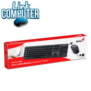 Combo Teclado Y Mouse Inalambrico Genius Slim Star 8000SE link computer pereira