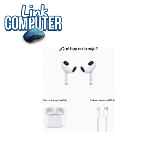 Apple AirPods (3ª generación) con estuche de carga Lightning Bluetooth - Imagen 8