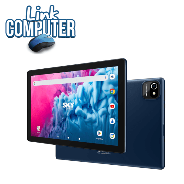 Tablet SKY PAD 10 MAX - Pantalla 10" HD, Android 13, 5G, 64GB + 3GB RAM, Doble Cámara - Color Negro