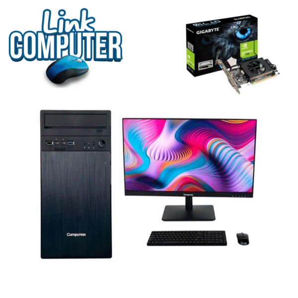 PC Intel Core i5-12400 + GT 710 + 16GB RAM + SSD 500GB + Monitor 23.8” 100Hz – Rendimiento para oficina y hogar