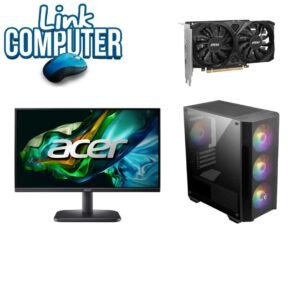 87162 - 🖥️ PC GAMER POWER AMD RYZEN 7 8700F + RTX 3050 6GB | 16GB DDR5 | SSD M.2 512GB | MONITOR ACER 21.5” | WINDOWS INSTALADO – LINK COMPUTER PEREIRA