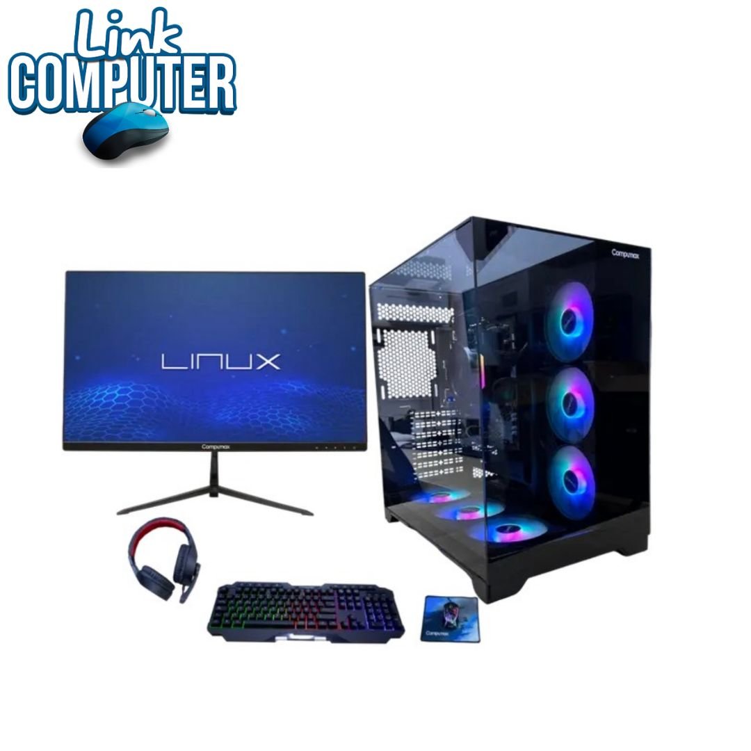 0493 - 🎮 PC GAMER COMPUMAX RYZEN 5 5600GT + 16GB RGB + SSD NVMe + MONITOR 120Hz IPS
