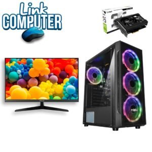 87162 - PC Gamer Power Ryzen 7 8700F + RTX 3050 6GB + 16GB DDR5 + SSD 512GB + Monitor ASUS 24” | Alto Rendimiento en Link Computer Pereira