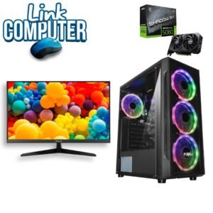 87162 - PC Gamer Ryzen 7 8700F + RTX 5060 8GB + 16GB DDR5 + SSD 512GB + Monitor ASUS 24” | Alto Rendimiento en Pereira – Link Computer