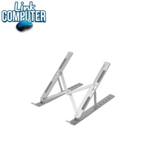 💻 Base Reclinable Jaltech Metálica para Laptop | Ángulo Ajustable | Ventilación Natural | Ergonómica | Para Portátiles hasta 17"
