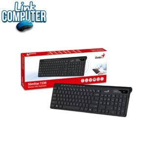 ⌨️ Teclado Inalámbrico Genius SlimStar 7230 | 2.4GHz | Teclas de Acceso Rápido | Diseño Compacto | Para PC y Smart TV
