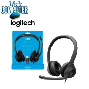 🎧 Diadema Logitech H390 USB | Micrófono con Reducción de Ruido | Sonido Estéreo | Controles en Cable | Para PC, Zoom y Teams