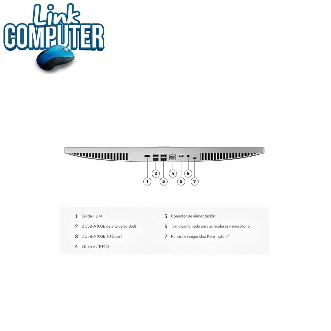 🖥️ Todo en Uno Lenovo IdeaCentre A100 | Intel N100 | 8GB RAM | SSD 512GB | Pantalla Táctil 23.8" | Teclado y Mouse | Windows Instalado - Imagen 6