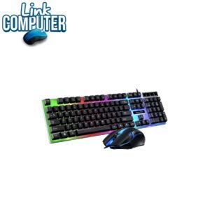 ⌨️🖱️ Combo Power Teclado + Mouse + Pad Mouse RGB | Alámbrico USB | Retroiluminación RGB | Setup Gamer y Oficina