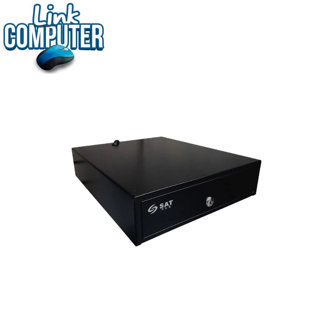 Cajón Monedero SAT Pequeño | Compatible con Impresoras POS | Apertura Automática | Ideal para Tiendas y Puntos de Venta | Link Computer Pereira - Imagen 2