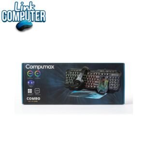 ⌨️🖱️🎮 Combo Gamer Compumax 4 en 1 | Teclado + Mouse + Diadema + Pad Mouse | RGB Retroiluminado | Alámbrico USB | Setup Gamer Completo