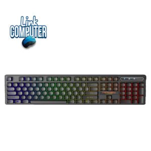 Teclado Gamer Mecánico alambrico Mikuso Spectra XK-601 Rainbow Backlight USB – 104 Tec. INGEM