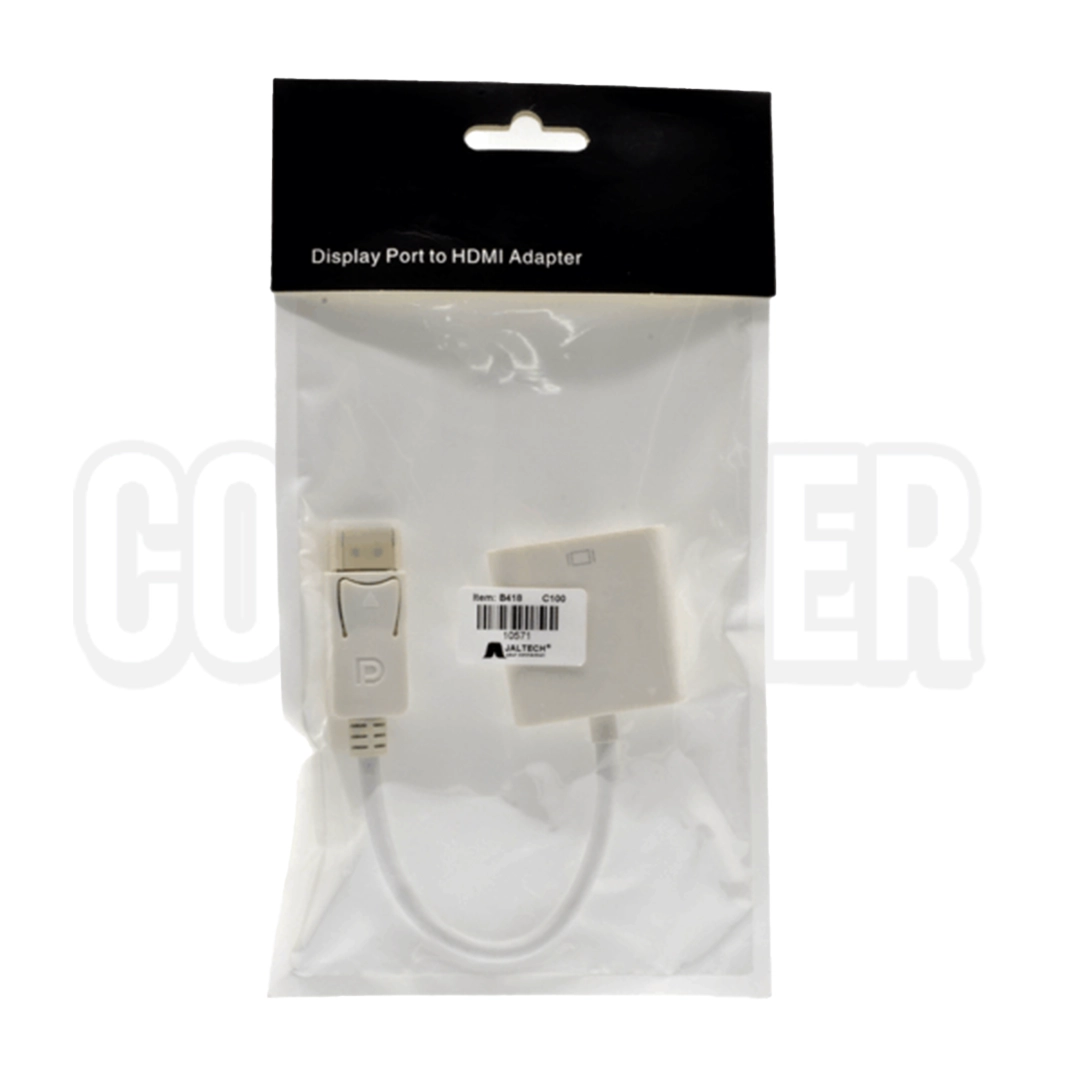 Adaptador HDMI a DisplayPort Jaltech B418 Blanco | Conecta tu Computador a Monitores DP | Instalación Inmediata - Imagen 3