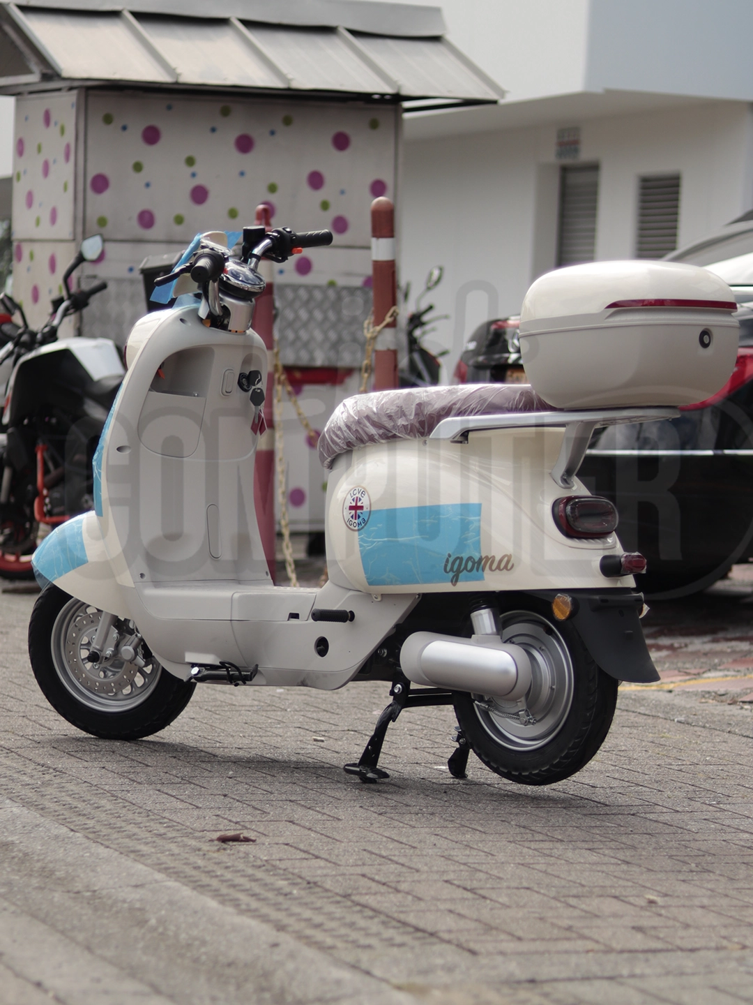 Bicimoto Eléctrica Igoma Love Batería de Litio | 50 km/h | 50 km de Autonomía | Motor 800W | Encendido Electrónico | Freno Disco + Banda/Tambor - Imagen 2
