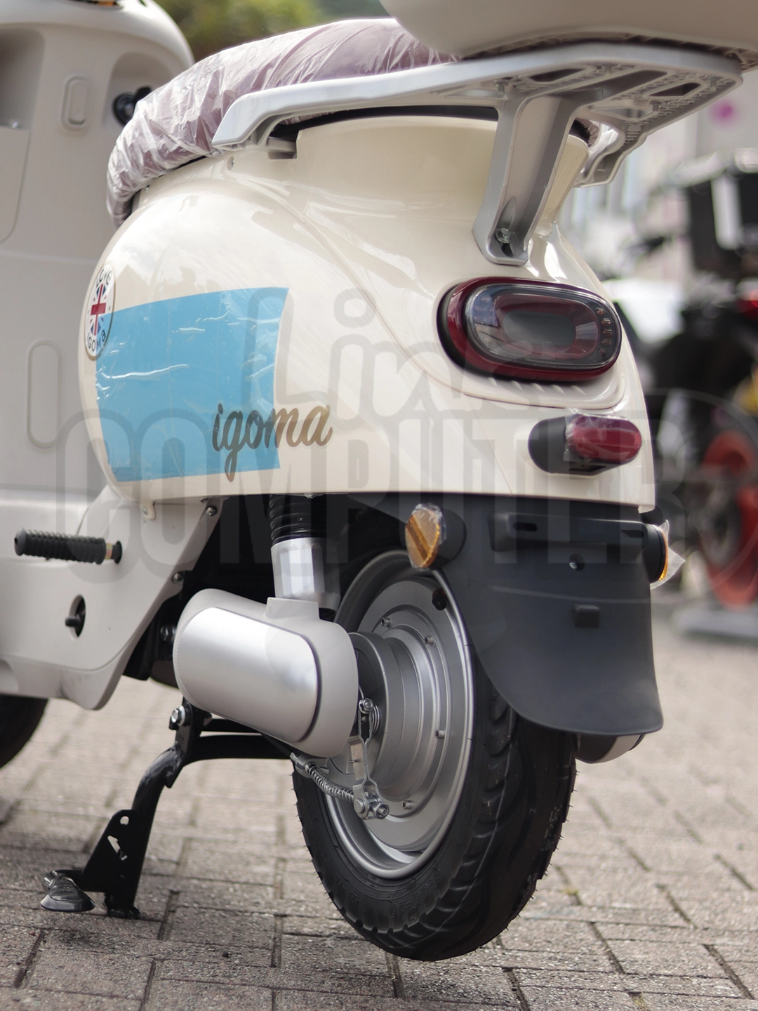Bicimoto Eléctrica Igoma Love Batería de Litio | 50 km/h | 50 km de Autonomía | Motor 800W | Encendido Electrónico | Freno Disco + Banda/Tambor - Imagen 3