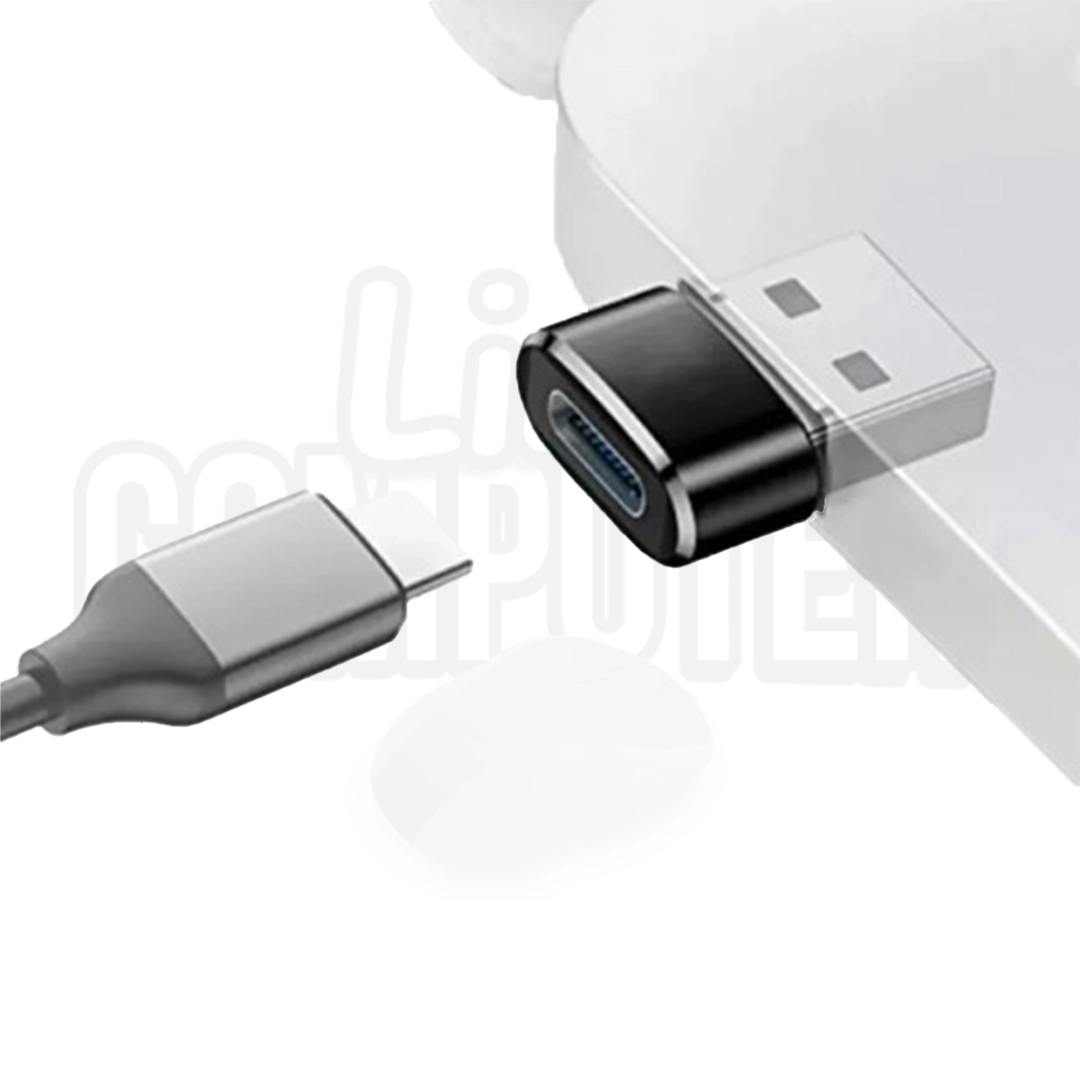 Convertidor de USB a USB Tipo C B579 | Adaptador OTG | Para Memorias, Mouse y Teclado | Computador y Celular - Imagen 2