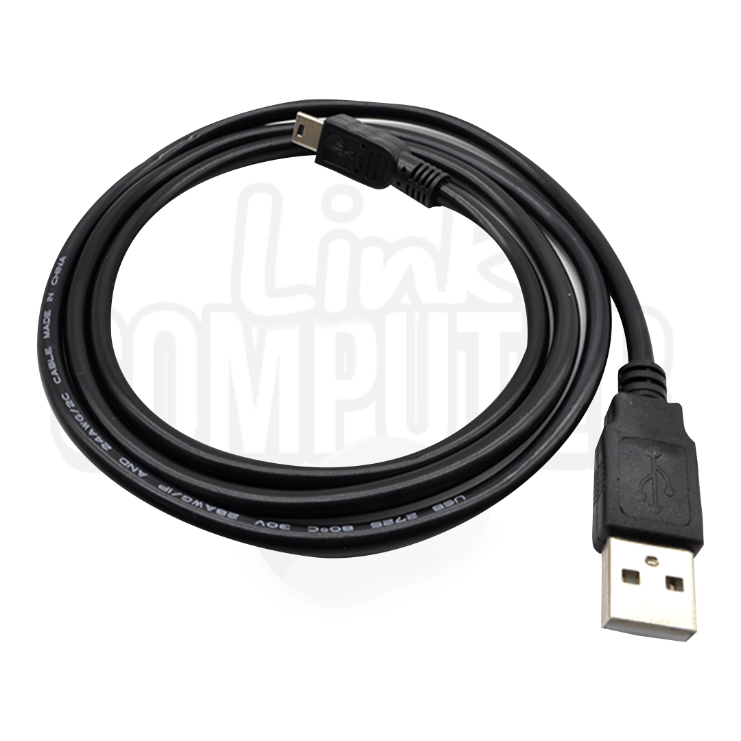 Cable USB 5 Pines Jaltech USB5PIN | Carga y Transferencia de Datos | Compatible con Cámaras, Tablets y Discos - Imagen 2