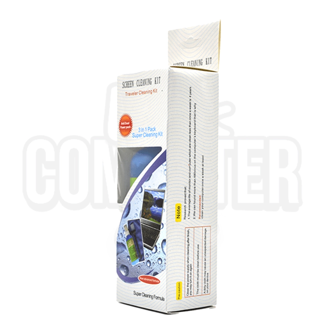 Kit de Limpieza Jaltech KCL-1014 | Spray de Aire Comprimido + Paño Microfibra + Cepillo | Para Computador, Teclado y Pantalla - Imagen 4