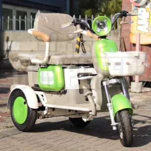 Triciclo Eléctrico Evobike Family Q | 35 km/h | 60 km de Autonomía | Motor 800W | Batería 60V 27Ah | Frenos de Banda | Carga hasta 180 kg