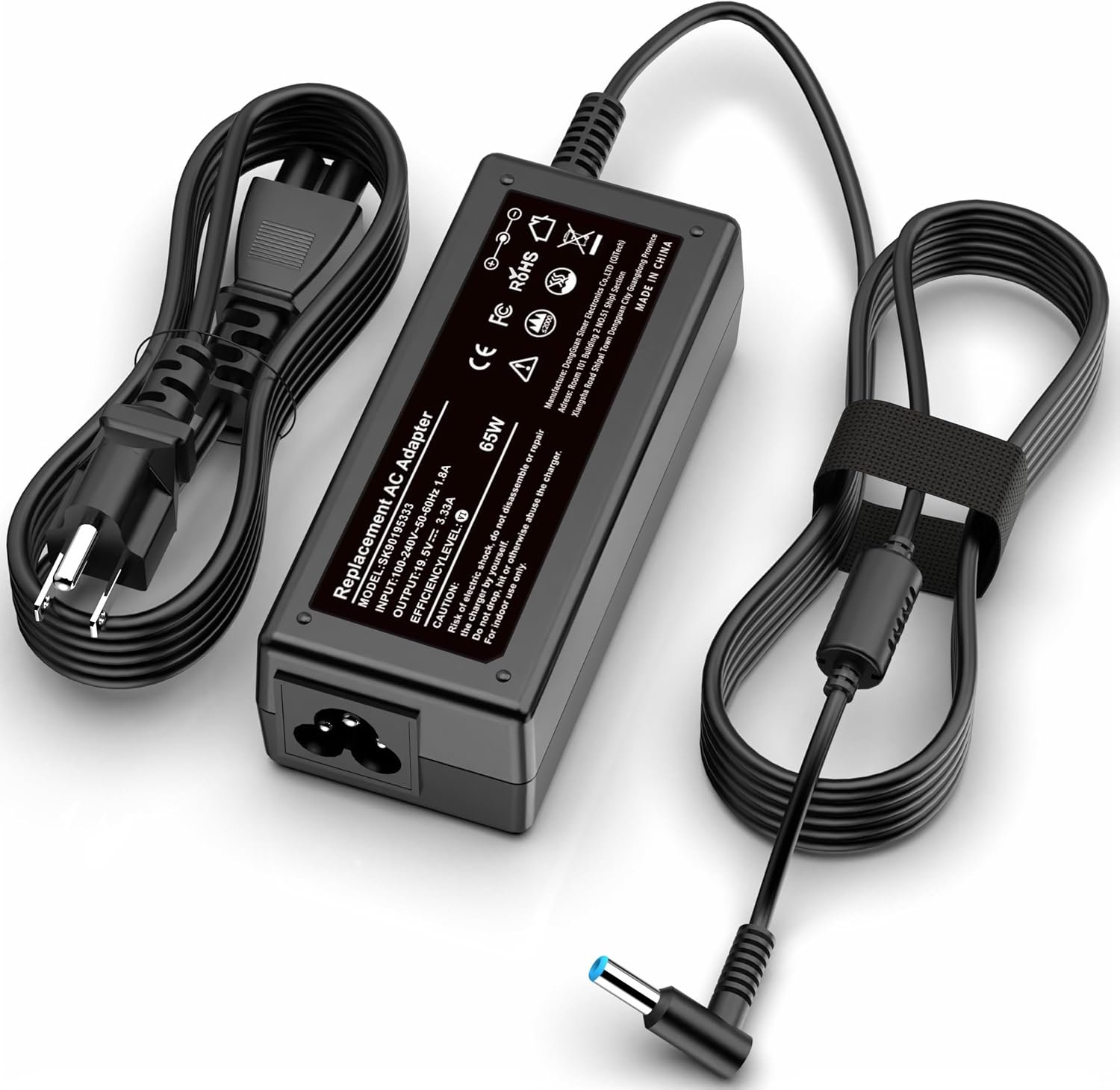 Cargador generico HP 18.5V 3.5A punta aguja