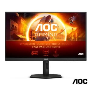 🖥️🎮 Monitor Gamer AOC Q27G4XN | 27" QHD 2K | 180Hz | 1ms | Pivot Ajustable en Altura | Pereira