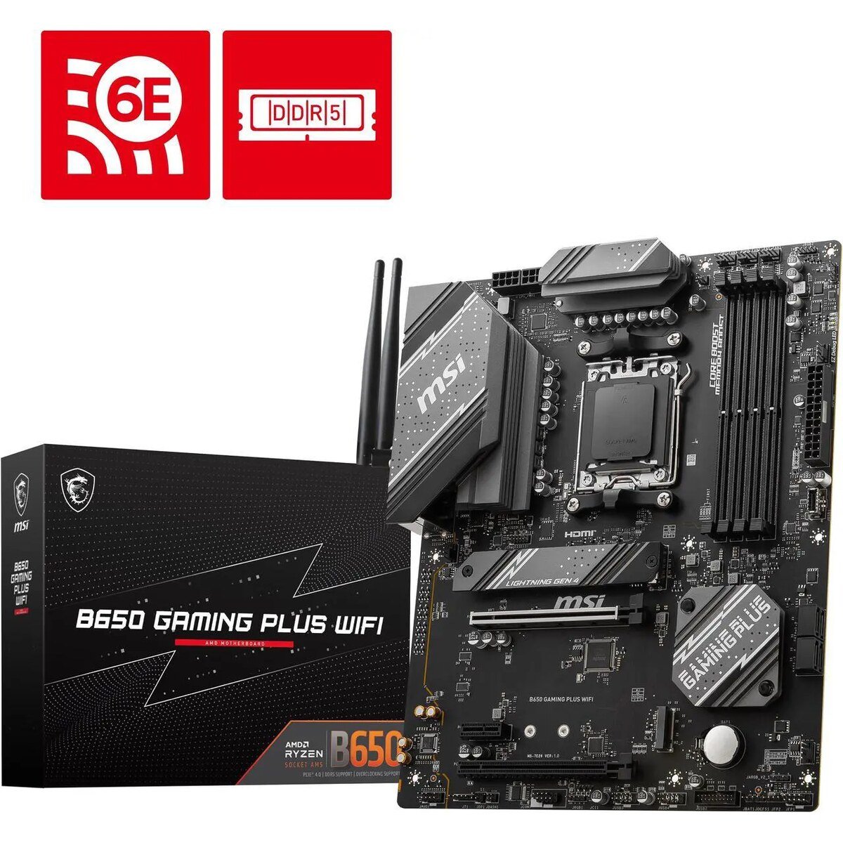 Board MSI B650 GAMING PLUS WIFI | AM5 ATX | DDR5 | WiFi - Imagen 2