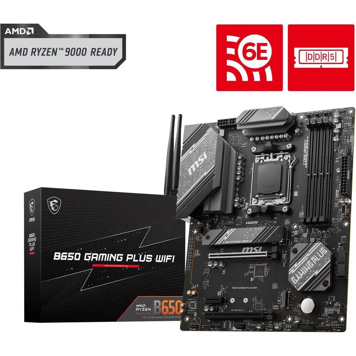 Board MSI B650 GAMING PLUS WIFI | AM5 ATX | DDR5 | WiFi