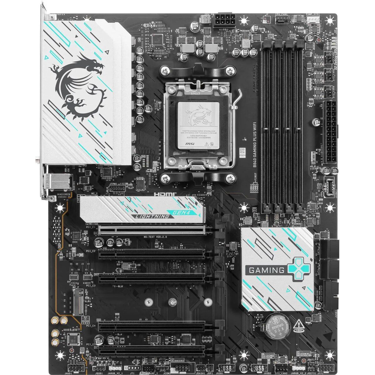 Board MSI B840 GAMING PLUS WIFI | AM5 ATX | DDR5 | WiFi - Imagen 2