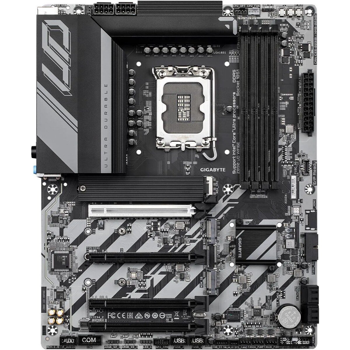 Board GIGABYTE Z890 UD WIFI6E | LGA 1851 ATX | DDR5 | WiFi - Imagen 2