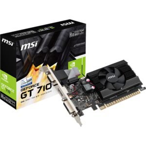 Tarjeta Gráfica MSI GeForce GT 710 | 2GB DDR3 | Low Profile