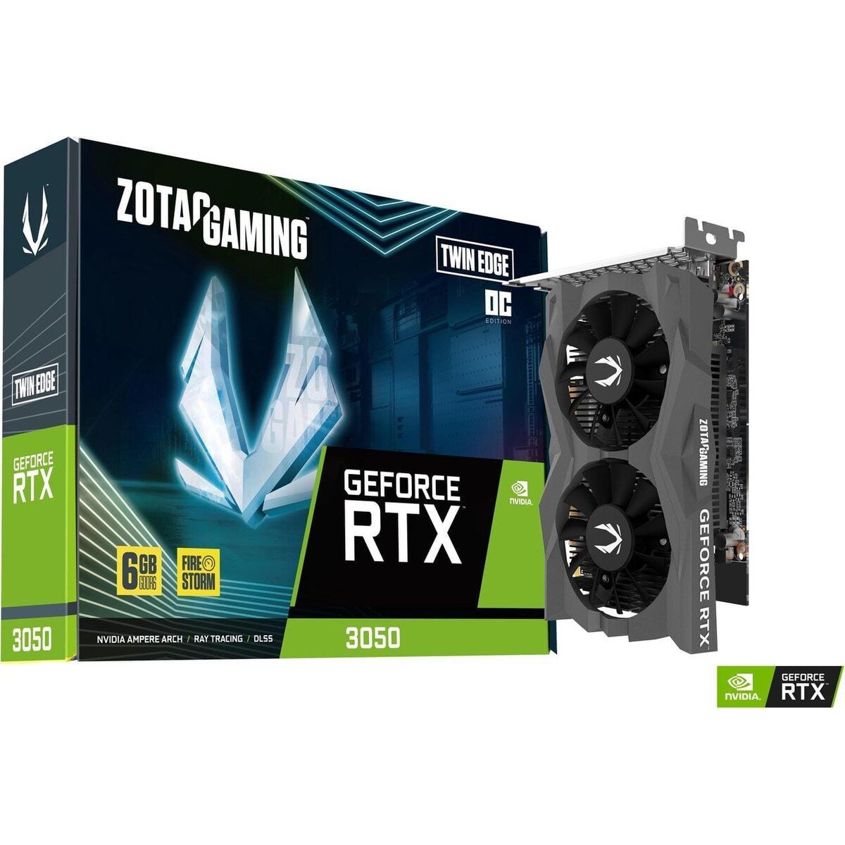 Tarjeta Gráfica ZOTAC Gaming GeForce RTX 3050 Twin Edge OC | 6GB GDDR6