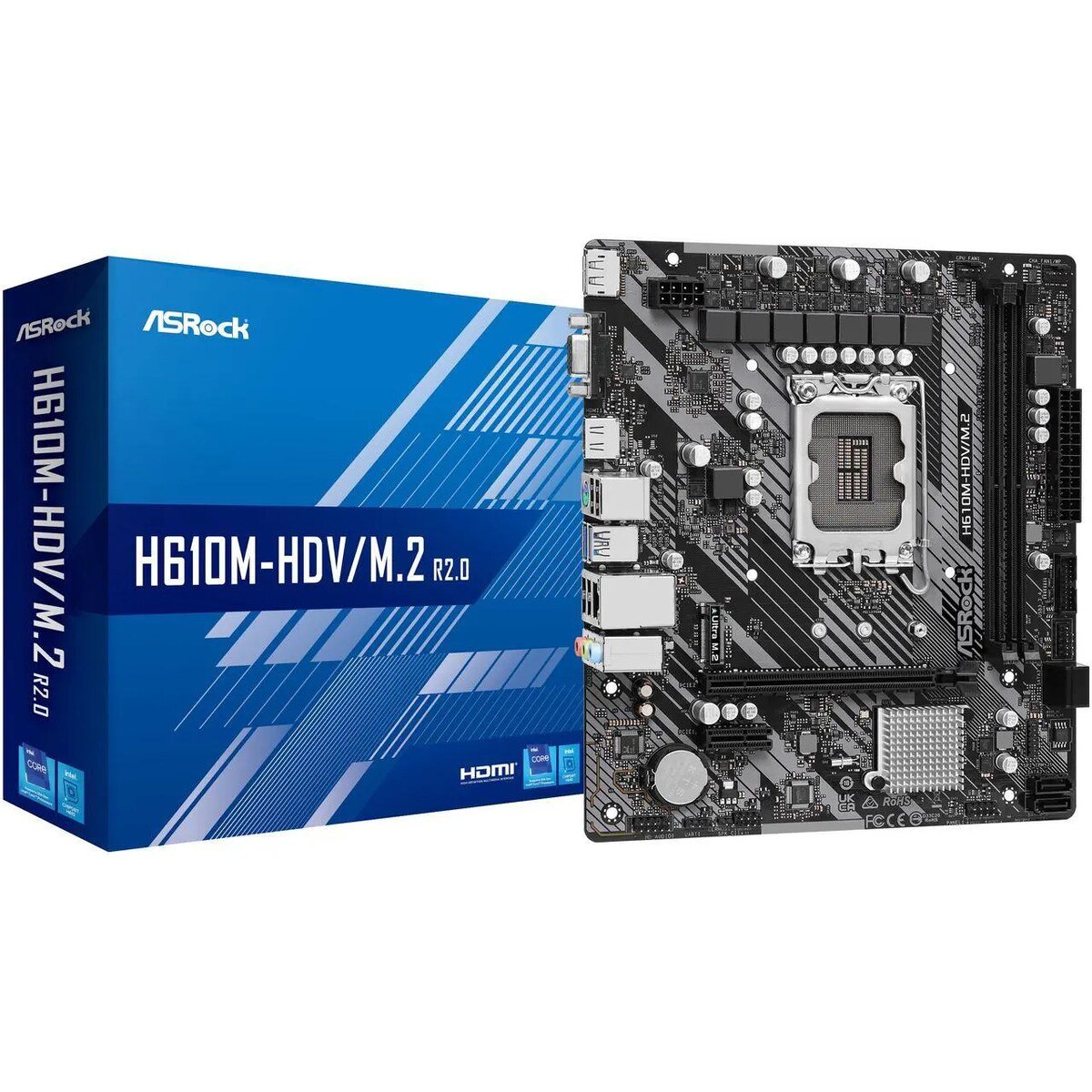 Board ASRock H610M-HDV/M.2 | LGA 1700 Micro-ATX | DDR4
