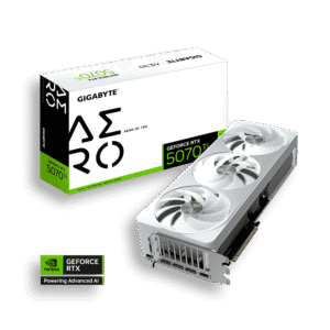 Tarjeta Gráfica GIGABYTE GeForce RTX 5070 Ti AERO OC | 16GB GDDR7