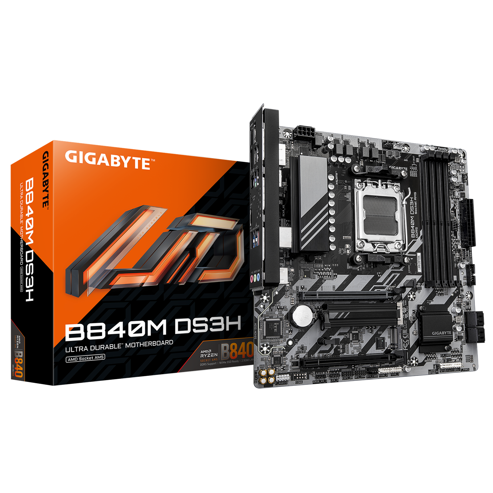 Board GIGABYTE B840M DS3H | AM5 Micro-ATX | DDR5