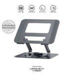 Stand Soporte para Laptop con Base Giratoria 360° J&R BRJR-024
