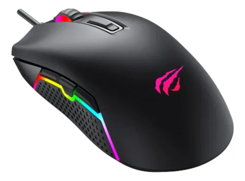 Mouse Havit Alámbrico RGB MS1010 Negro