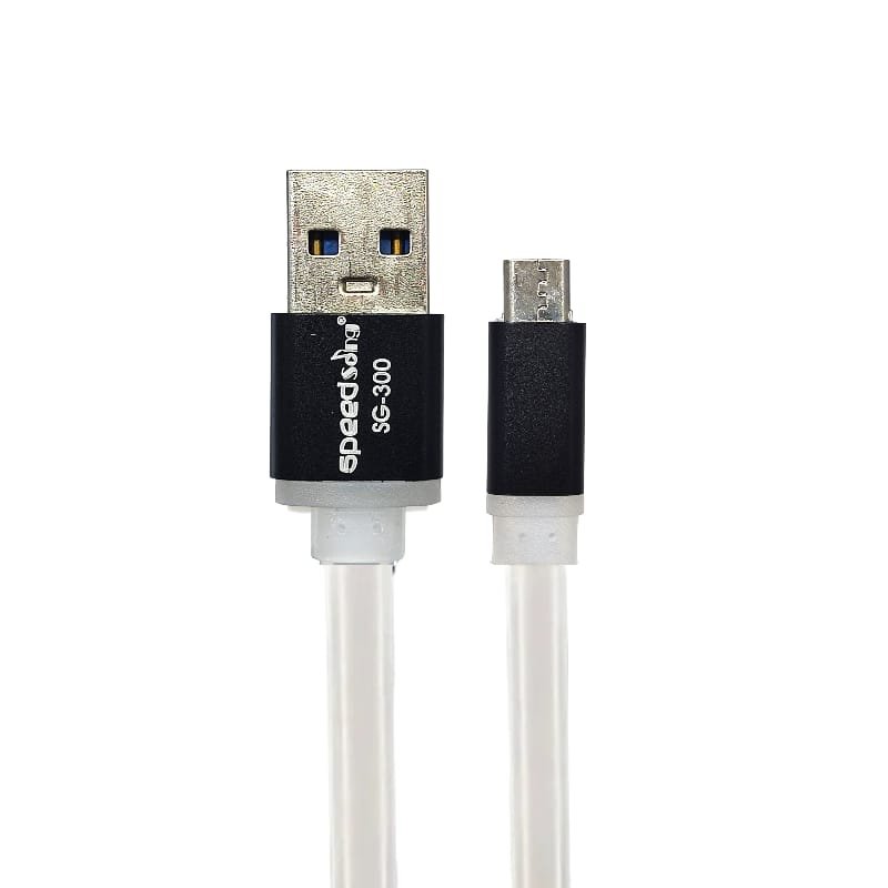 Cable USB a V8 Plano 1M Speedsong SG-322 - Imagen 2