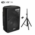Cabina de Sonido J&R 3000W J5269 | 15″ con Trípode