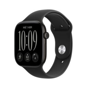 Apple Watch Series 12 46mm | GPS | Aluminio negro, Correa deportiva negra