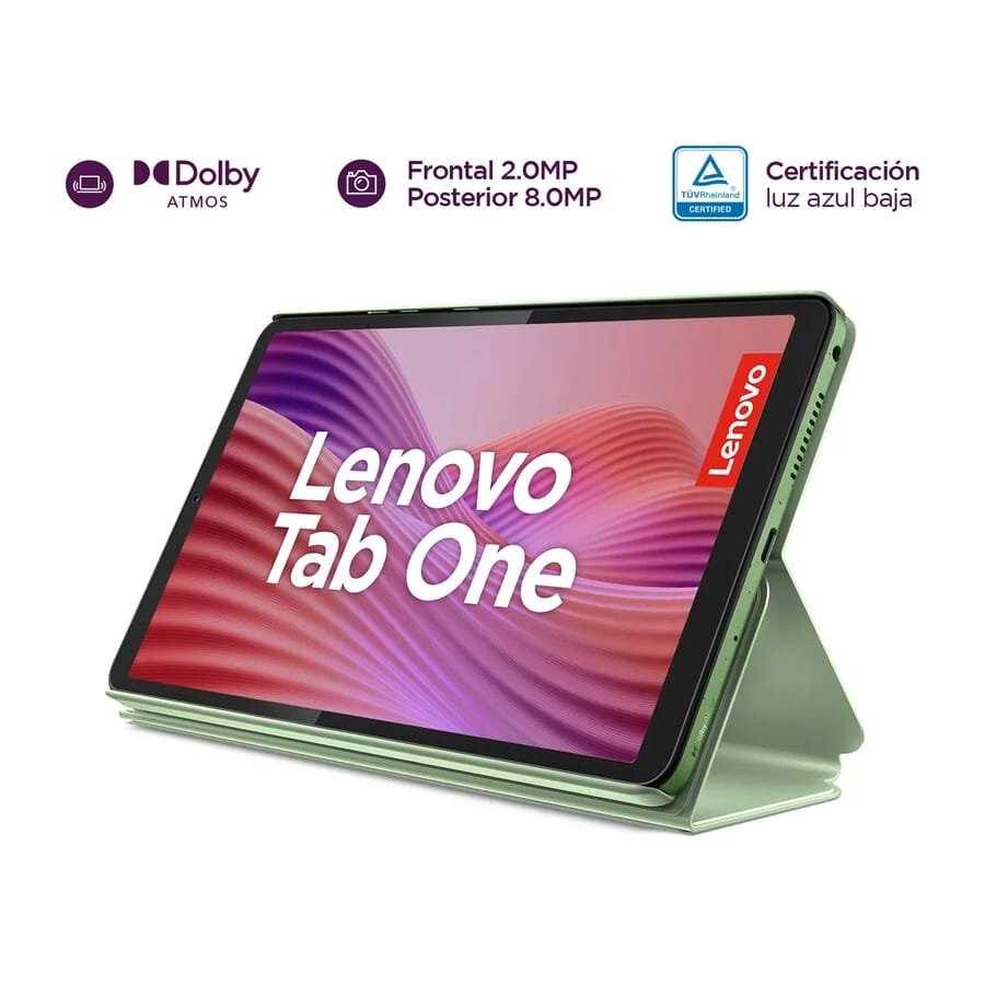 Tablet Lenovo Tab One TB305FU 8.7" | 4GB/128GB | WiFi | Gris, Verde | Folio Case - Imagen 3