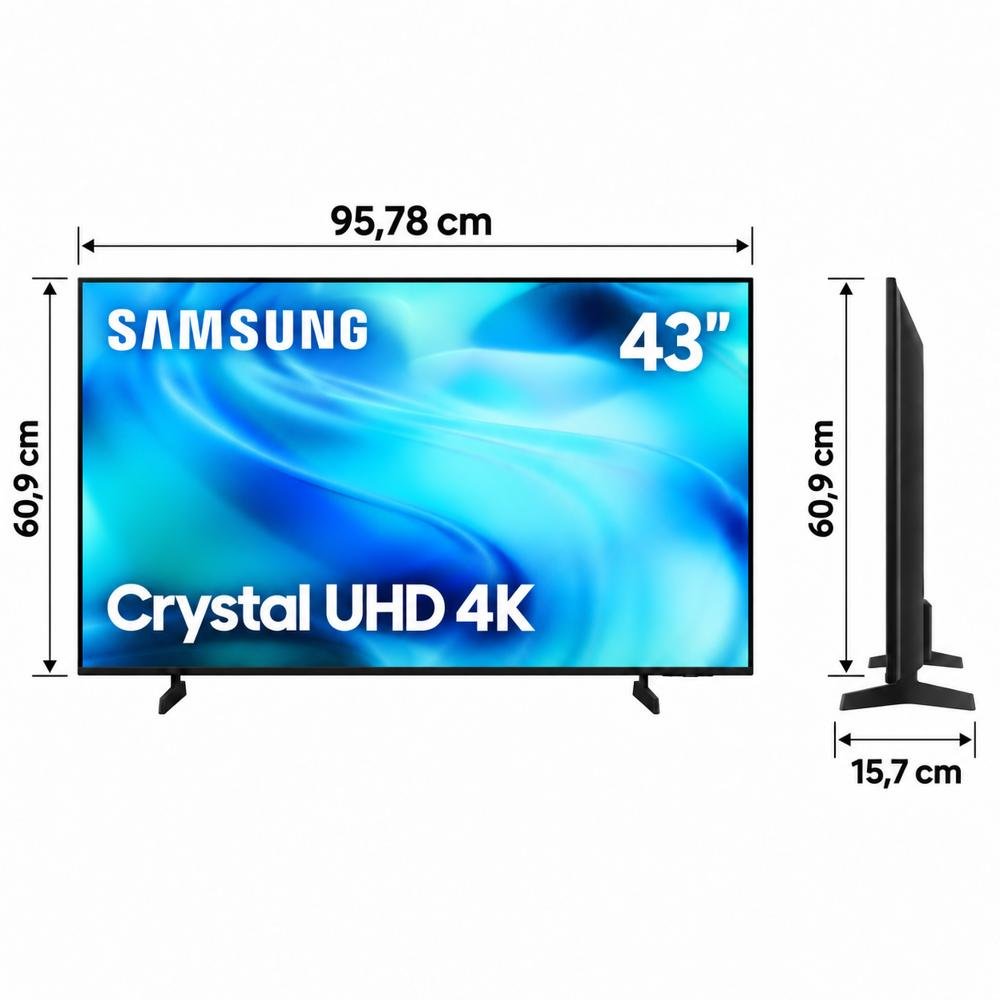 Televisor Samsung 43" | Crystal UHD 4K | Smart TV | UN43U8500HKXZL - Imagen 2