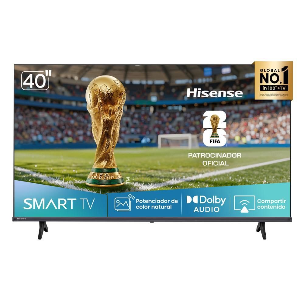 Televisor Hisense 40" | Full HD LED | Smart TV | 40A4NV