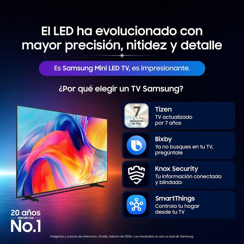 Televisor Samsung 55" | Mini LED 4K | Smart TV | UN55M75HAKXZL - Imagen 3