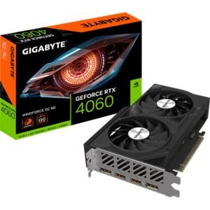 Tarjeta Gráfica GIGABYTE GeForce RTX 4060 WINDFORCE OC | 8GB GDDR6