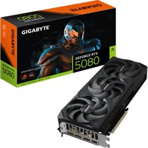 Tarjeta Gráfica GIGABYTE GeForce RTX 5080 WINDFORCE OC SFF | 16GB GDDR7