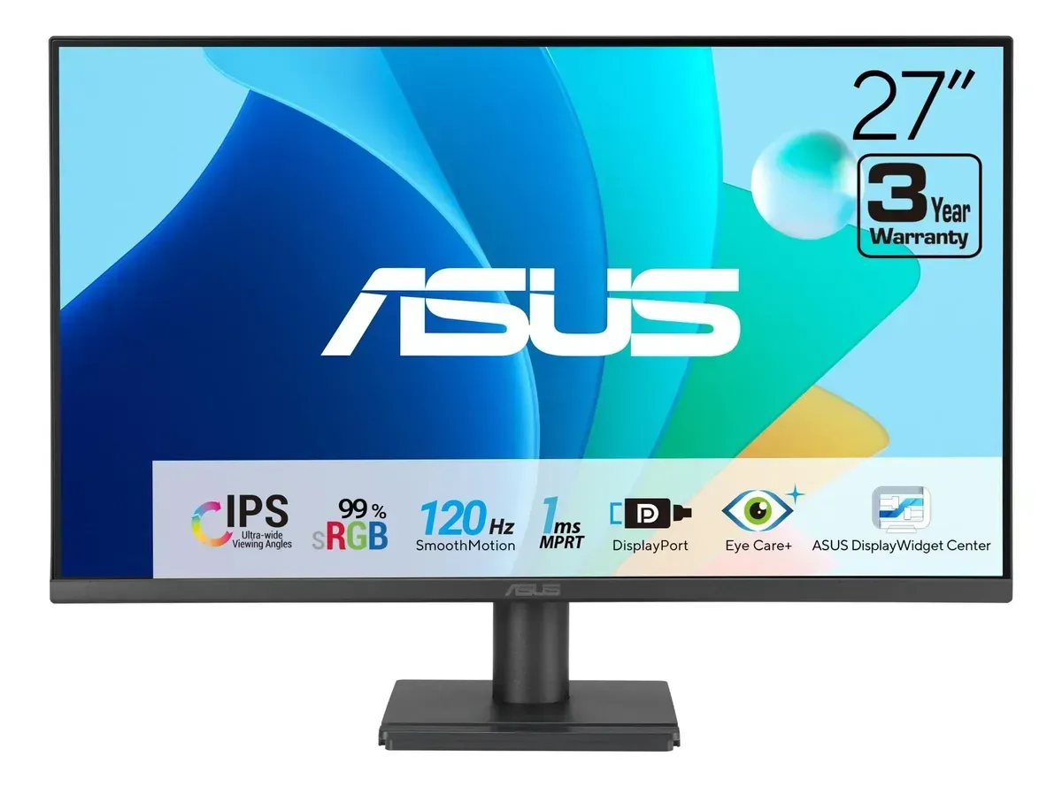 Monitor ASUS VA279HG Eye Care | 27" IPS Full HD | 120Hz | HDMI + VGA - Imagen 4